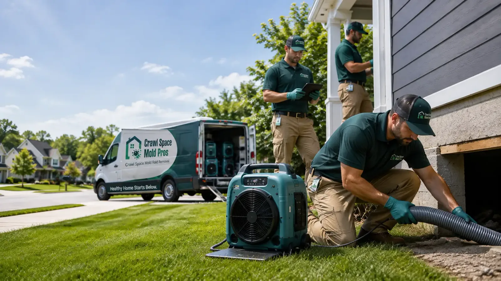 Crawl Space Mold Removal in Pine Bluffs, WY